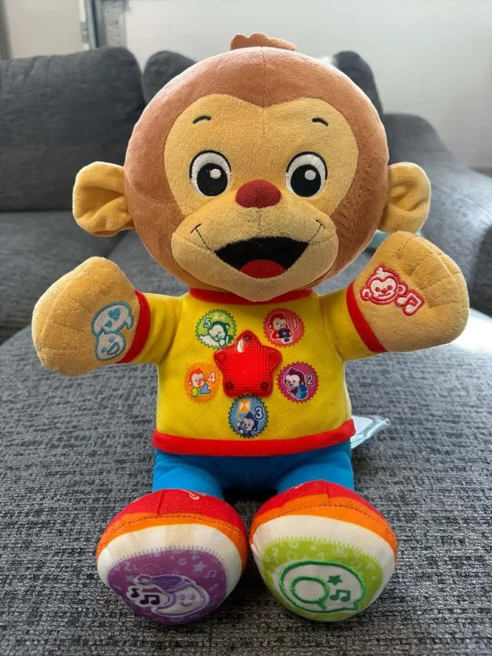 VTech Chat and Learn Reading Monkey Interactive Plush Toy